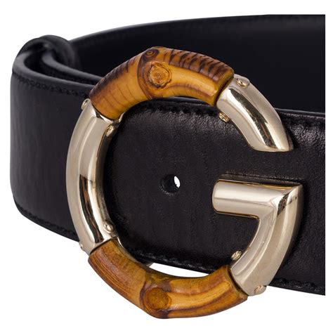 gucci mens bamboo belt|authentic gucci belts for men.